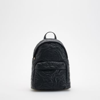 Reserved - Rucsac cu cusătură decorativă - Negru