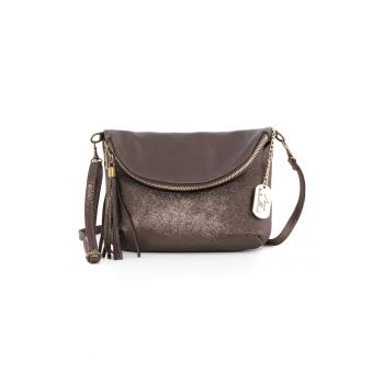 Geanta crossbody de piele cu canaf Beverly