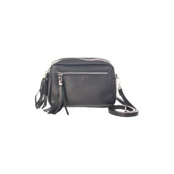 Geanta crossbody din piele cu bareta detasabila