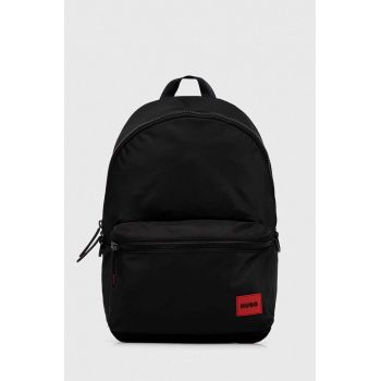 HUGO rucsac barbati, culoarea negru, mare, cu imprimeu