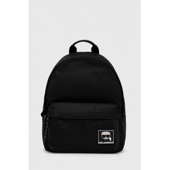 Karl Lagerfeld rucsac culoarea negru, mare, cu imprimeu
