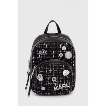 Karl Lagerfeld rucsac culoarea negru, mic, modelator