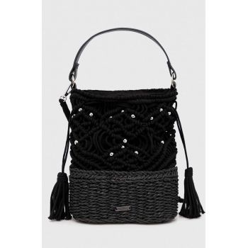 Pepe Jeans poseta ISLA culoarea negru