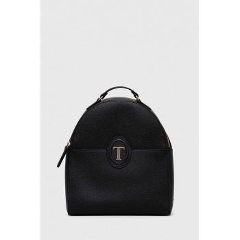 Trussardi rucsac femei, culoarea negru, mic, neted