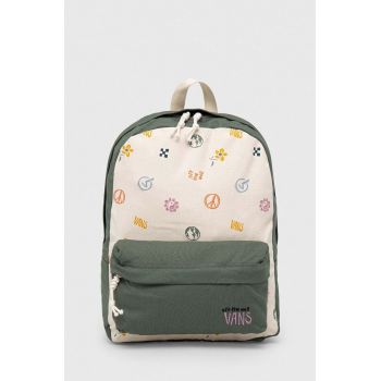 Vans rucsac din bumbac culoarea bej, mare, modelator