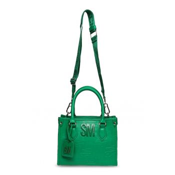 Geanta crossbody de piele ecologica cu logo stantat Brolin