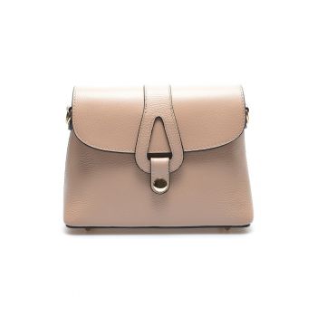 Geanta crossbody din piele cu aspect texturat