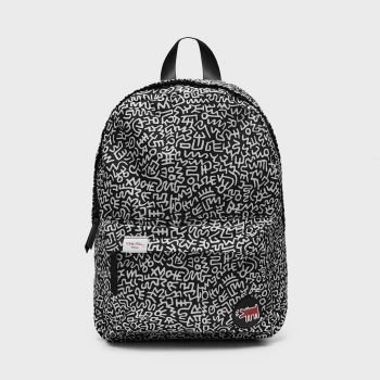 House - Rucsac cu buzunare Keith Haring - Negru