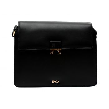 Poseta EPICA neagra, AR220, din piele ecologica