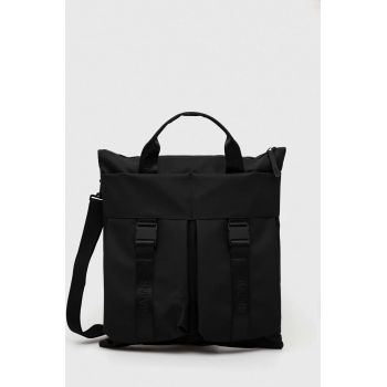 Rains geantă 13790 Trail Tote Bag culoarea negru 13790.01-01Black