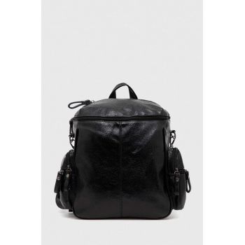 Answear Lab rucsac femei, culoarea negru, mare, neted