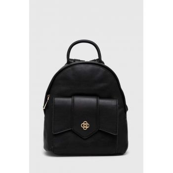 Answear Lab rucsac femei, culoarea negru, mic, neted