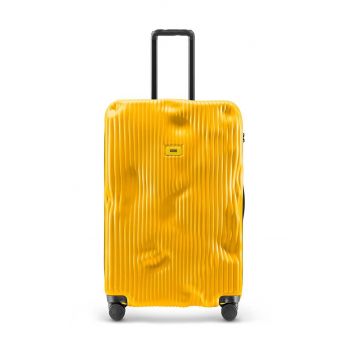 Crash Baggage valiză STRIPE Large Size culoarea galben