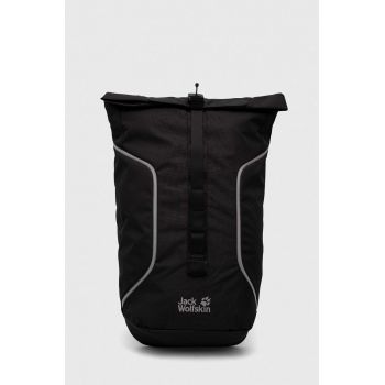 Jack Wolfskin rucsac Allspark culoarea negru, mare, cu imprimeu