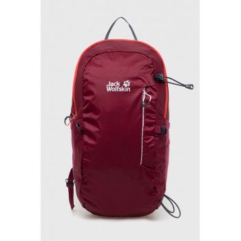 Jack Wolfskin rucsac Athmos Shape 16 culoarea bordo, mare, cu imprimeu