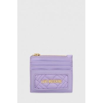 Love Moschino portofel femei, culoarea violet