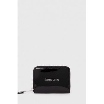 Tommy Jeans portofel femei, culoarea negru