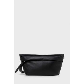 AllSaints punga cosmetice Paloma culoarea negru