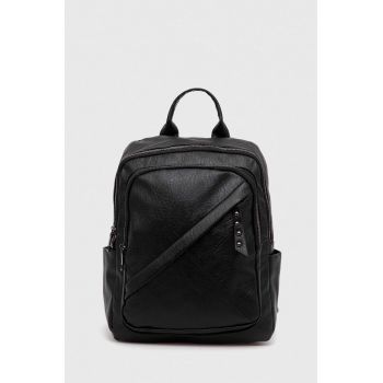 Answear Lab rucsac femei, culoarea negru, mic, neted