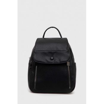 Answear Lab rucsac femei, culoarea negru, mic, neted