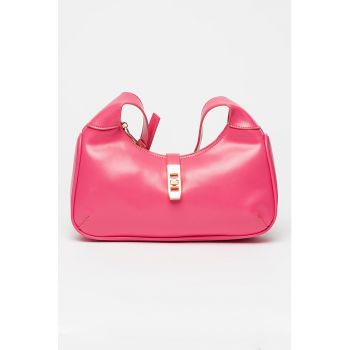 Geanta crossbody de piele ecologica cu fermoar