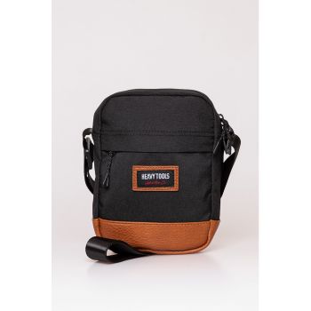 Geanta crossbody cu garnituri de piele ecologica Ediva