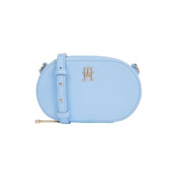 Geanta crossbody de piele ecologica cu logo Timeless