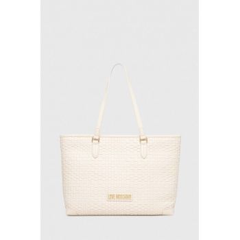 Love Moschino poseta culoarea bej