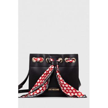 Love Moschino poseta culoarea negru