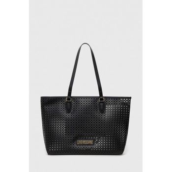 Love Moschino poseta culoarea negru