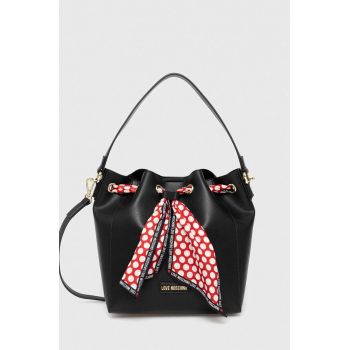 Love Moschino poseta culoarea negru