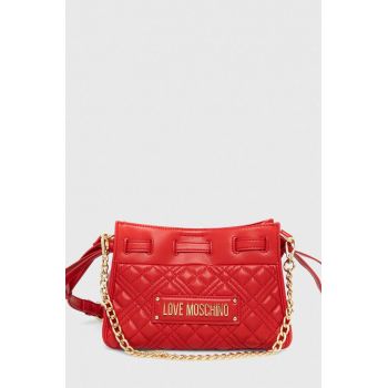 Love Moschino poseta culoarea rosu