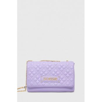 Love Moschino poseta culoarea violet