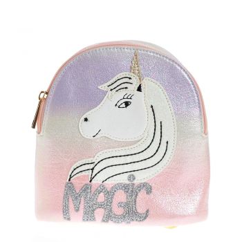 Rucsac cu unicorn si bretele colorate