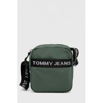 Tommy Jeans borseta culoarea verde