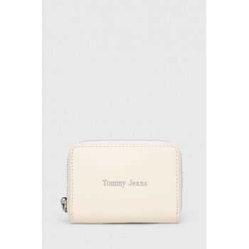 Tommy Jeans portofel femei, culoarea bej