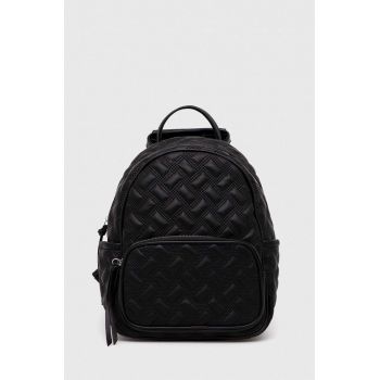 Answear Lab rucsac femei, culoarea negru, mic, neted