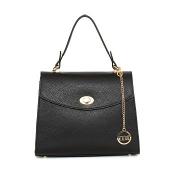 Geanta crosbody cu accesoriu logo