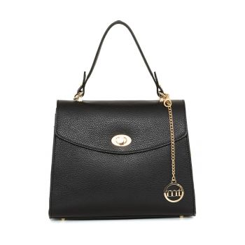 Geanta crossbody cu accesoriu logo