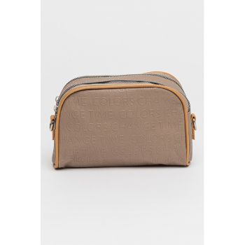 Geanta crossbody de piele ecologica cu bareta detasabila