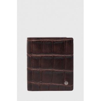 Joop! portofel de piele barbati, culoarea maro