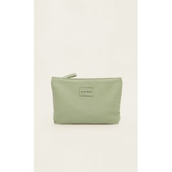Stradivarius Neseser Din Pânză Verde M