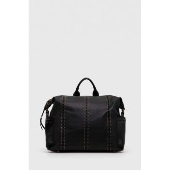 Answear Lab rucsac femei, culoarea negru, mare, neted