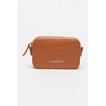 Geanta crossbody cu model piele de reptila Sky