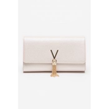 Geanta crossbody de piele ecologica cu bareta de lant Divina