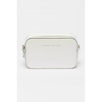 Geanta crossbody de piele ecologica cu logo