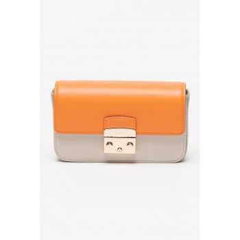 Geanta crossbody in doua nuante Metropolis