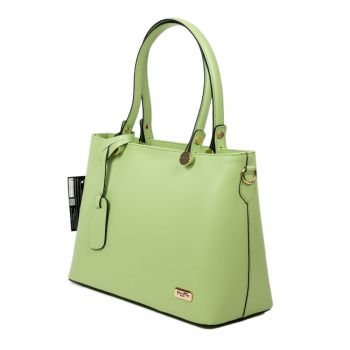 Geanta Piele, Model Pretta 8154 Verde Mar