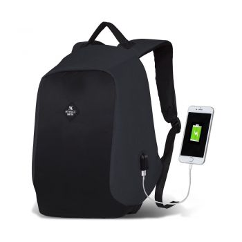 Rucsac cu port USB My Valice SECRET Smart Bag, gri-negru ieftin