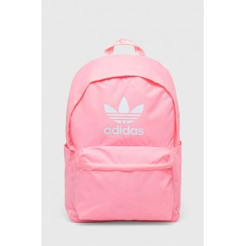 adidas Originals rucsac culoarea roz, mare, cu imprimeu